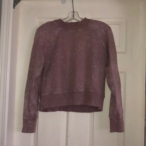 Lulu lemon Cropped Crew Neck Sweater
